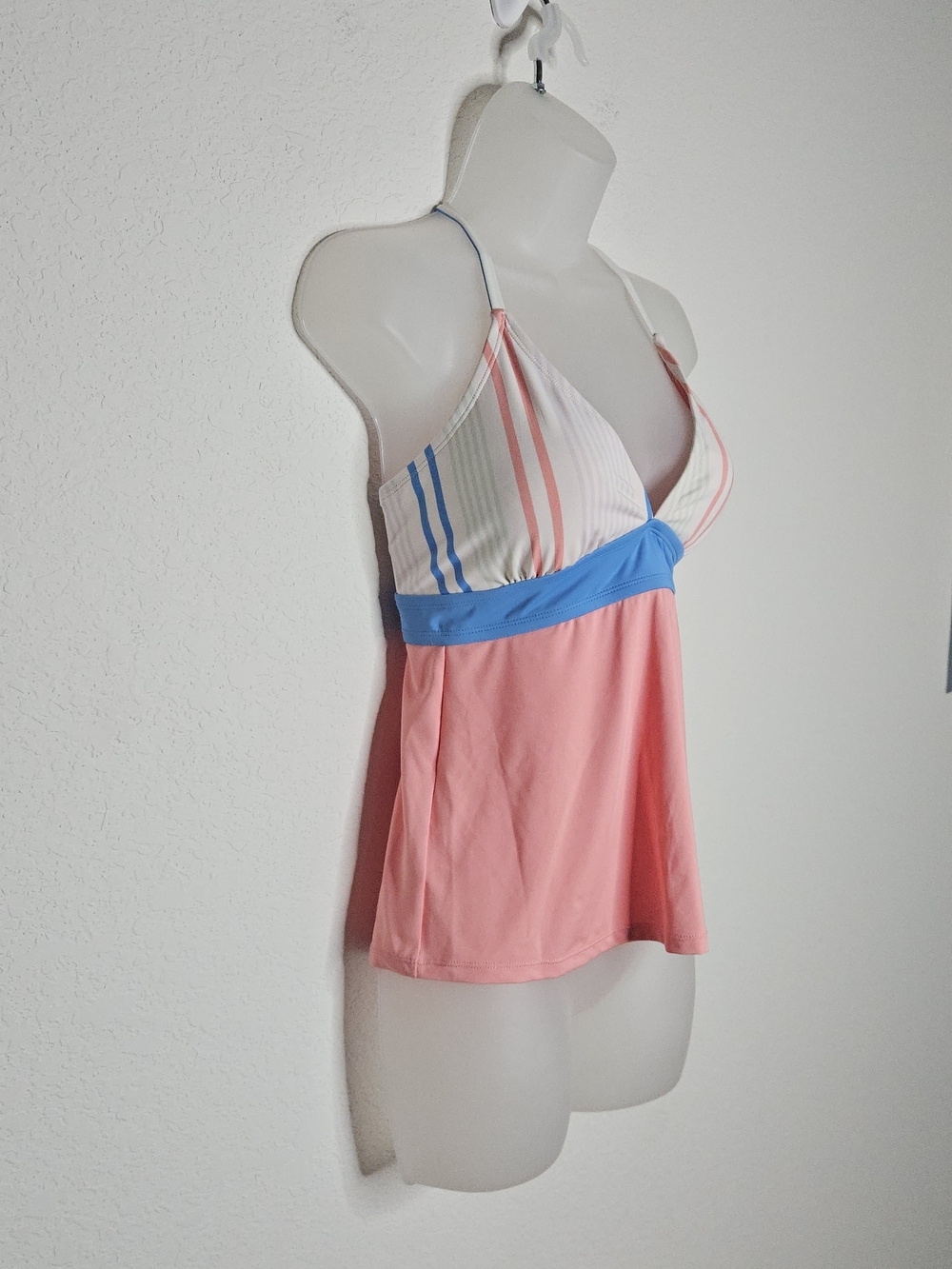Carve Designs Tankini Swim Top Colorblock Halter Size Small Flowy - Picture 2 of 6